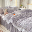 Grey / Flat Bed Sheet / Twin 1.2m bed (3pcs)