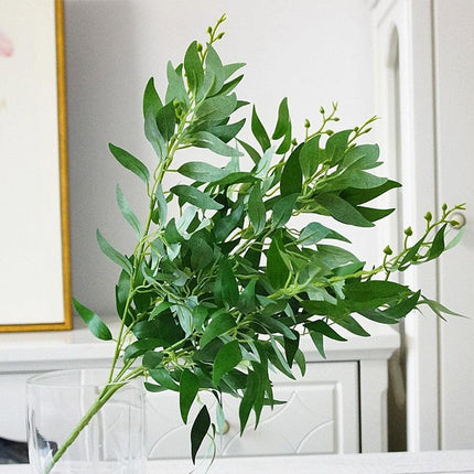 Luxe Willow Oasis Floral Arrangement - Exquisite Faux Bouquet for Upscale Decor - Très Elite