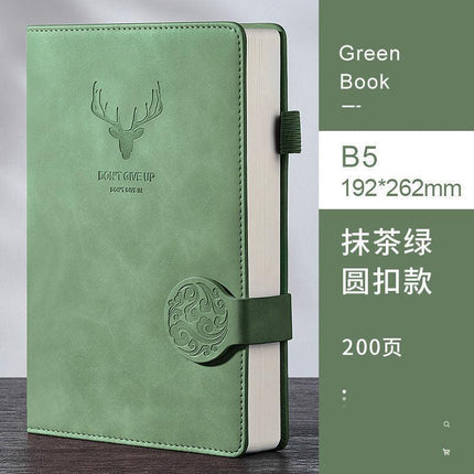 Luxurious A5 Leather-bound Journal: 200 Pages for Creative Expression - Très Elite