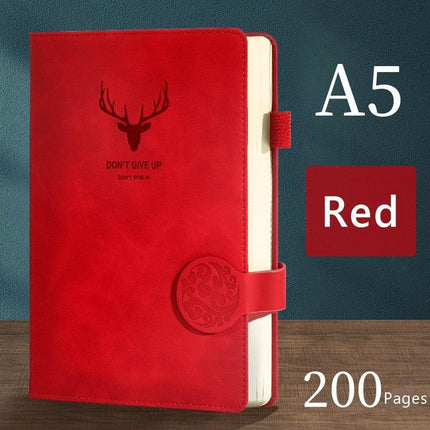Luxurious A5 Leather-bound Journal: 200 Pages for Creative Expression..