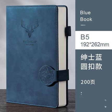 Luxurious A5 Leather-bound Journal: 200 Pages for Creative Expression - Très Elite