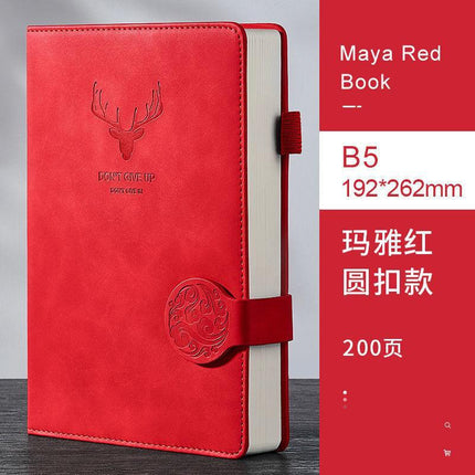 Luxurious A5 Leather-bound Journal: 200 Pages for Creative Expression - Très Elite