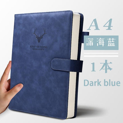 Luxurious A5 Leather-bound Journal: 200 Pages for Creative Expression - Très Elite