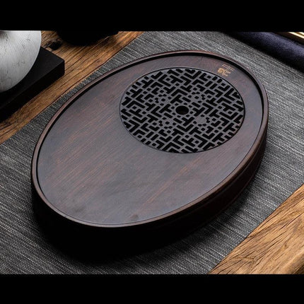 Luxurious Bamboo Kung Fu Tea Ceremony Tray Set - Très Elite