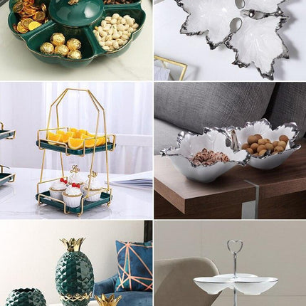 Luxurious Bone China Serving Tray - A Timeless Elegance for Dining and Decor - Très Elite