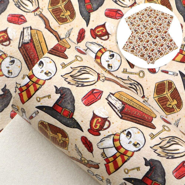 Luxurious Cartoon Lychee Faux Leather Crafting Set - Your DIY Dream Awaits