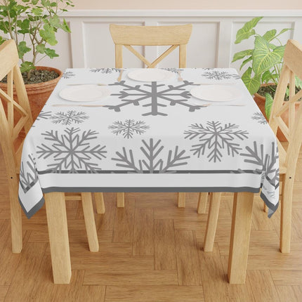 Luxurious Christmas Square Tablecloth for Stylish Festive Decor..