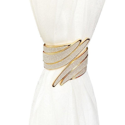 Luxurious Diamond Alloy Curtain Tieback with European Flair - Très Elite