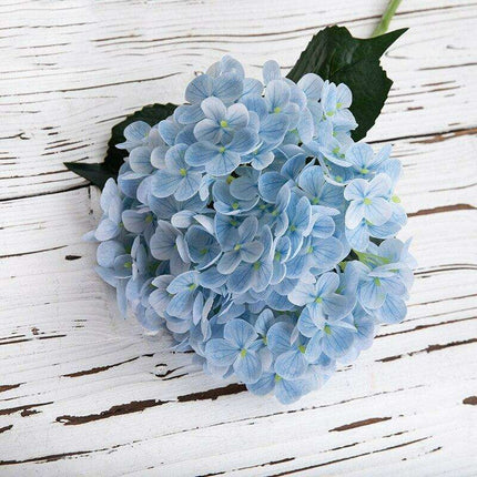 Luxurious Faux Hydrangea Stem - Premium Quality Artificial Flower for Home Decor & Events (19.7" Tall)