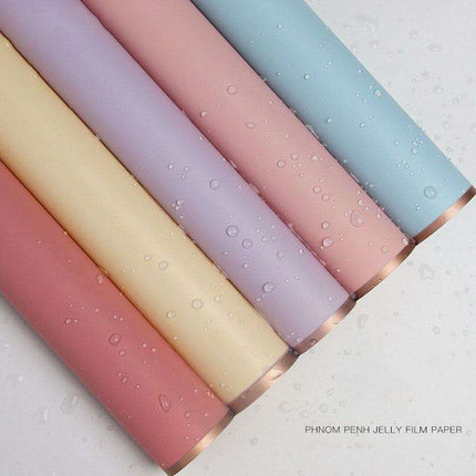 Luxurious Gold Rose Blossom Tissue Paper Set - 20 Sheets (58x58cm) - Très Elite