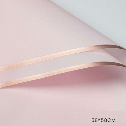 Luxurious Gold Rose Blossom Tissue Paper Set - 20 Sheets (58x58cm) - Très Elite