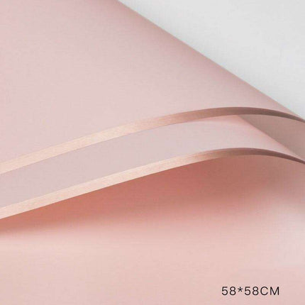 Luxurious Gold Rose Blossom Tissue Paper Set - 20 Sheets (58x58cm) - Très Elite