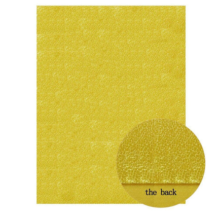 Luxurious Golden PU Leather Craft Sheets - Elevate Your DIY Projects!