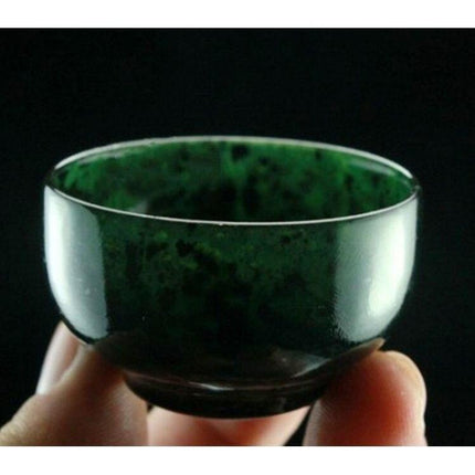 Luxurious Hand-Carved Jade Tea Service for Traditional Gongfu Ceremonies and Wellness Rituals
