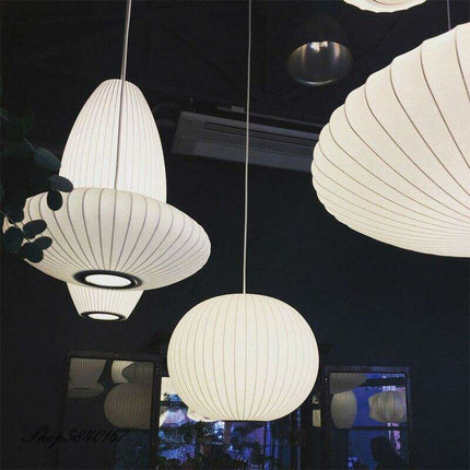 Luxurious Italian Silk Hanging Lights: Sophisticated Lighting for Elegant Interiors..