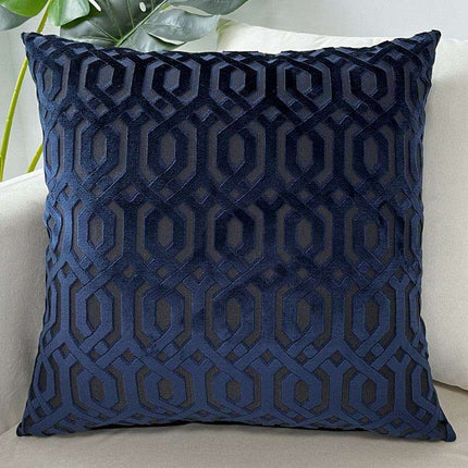 Luxurious Jacquard Velvet Throw Pillow Cover: Sophisticated Home Accent - Très Elite