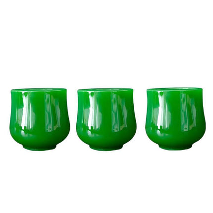 Luxurious Jade Porcelain 80ml Teacup Set - Chinese Kung Fu Tea Gift Ensemble - Très Elite