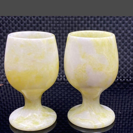 Luxurious Jade Stone Kung Fu Tea Set for Elegant Tea Ceremonies - Très Elite