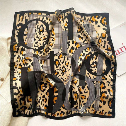 Luxurious Leopard Print Silk Scarf: A Chic Accessory to Enhance Your Wardrobe - Très Elite