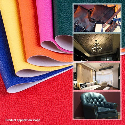 Luxurious Lychee Road Faux Leather Fabric - Premium DIY Sewing Material for Elegance and Style - Très Elite