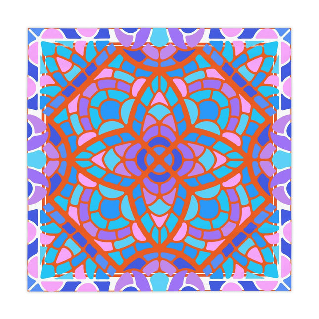 Luxurious Mosaic Square Table Cover - Elite House's Dining Elegance Upgrade - 55.1 x 55.1 (140cm x 140cm)