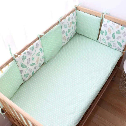 Luxurious Nordic Cartoon Baby Crib Bumper Set: Premium Comfort for Infant Nursery - Très Elite