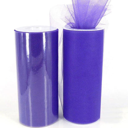 Luxurious Nylon Tulle Mesh Fabric Roll - Ideal for Weddings and Crafts - 6" x 25 Yards - Très Elite