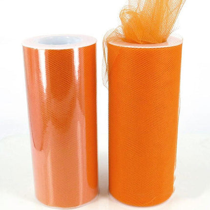 Luxurious Nylon Tulle Mesh Fabric Roll - Ideal for Weddings and Crafts - 6" x 25 Yards - Très Elite