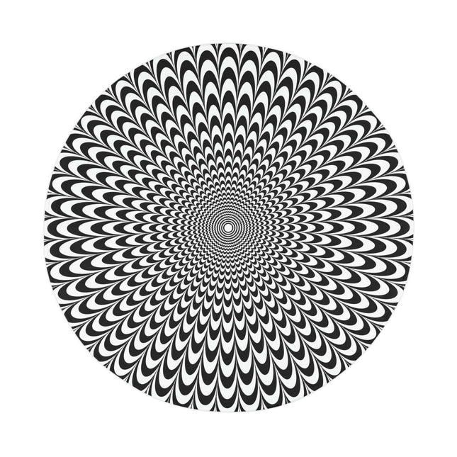 Luxurious Optical Illusion Abstract Bath Mat