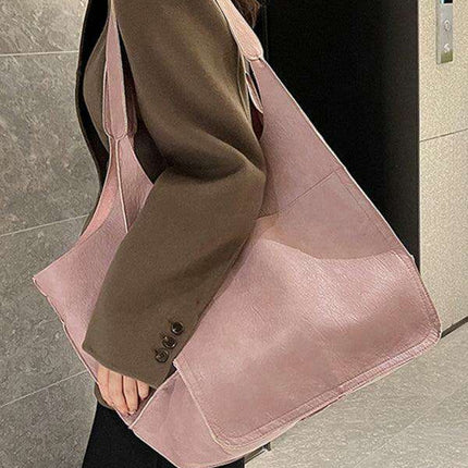 Luxurious Oversized Soft Leather Tote Bag for Effortless Elegance - Très Elite