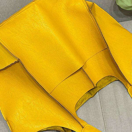 Luxurious Oversized Soft Leather Tote Bag for Effortless Elegance - Très Elite
