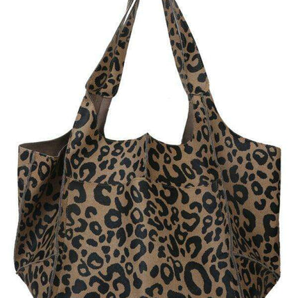 Luxurious Oversized Soft Leather Tote Bag for Effortless Elegance - Très Elite