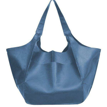 Luxurious Oversized Soft Leather Tote Bag for Effortless Elegance - Très Elite