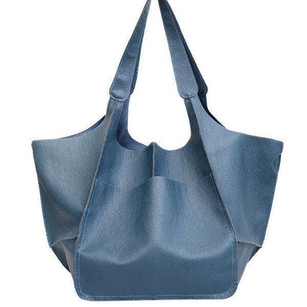 Luxurious Oversized Soft Leather Tote Bag for Effortless Elegance - Très Elite