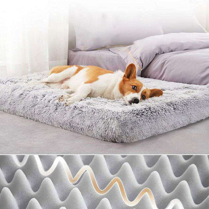 Plush Washable Pet Bed Mat for Dogs and Cats