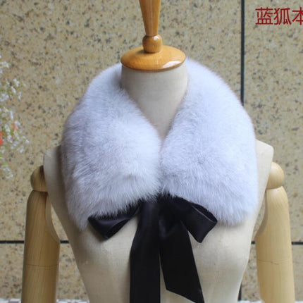 Luxurious Raccoon Dog Fur Ribbon Stole for Winter Elegance - Très Elite
