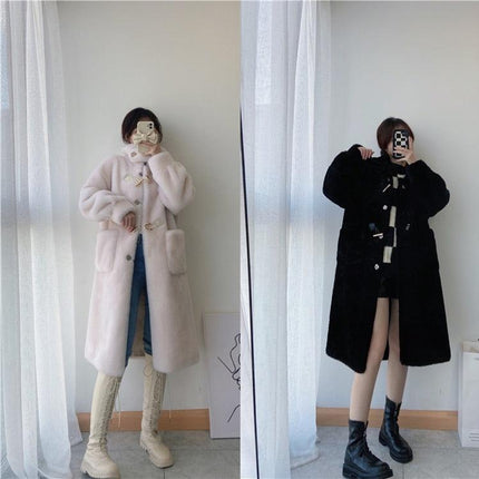 Luxurious Sheep Shearing Fur Winter Jacket - Ultimate Warmth and Fashion - Très Elite