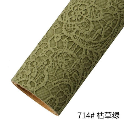 Luxurious Textured Faux Leather Craft Sheet - Premium Vinyl for DIY Creations - Très Elite