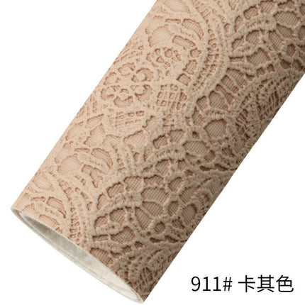 Luxurious Textured Faux Leather Craft Sheet - Premium Vinyl for DIY Creations - Très Elite
