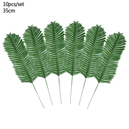 Luxurious Tropical Oasis: Premium Faux Palm Leaves for Upscale Home Decor