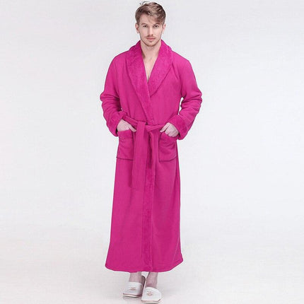 Luxurious Unisex Flannel Kimono Robe for Ultimate Comfort - Très Elite