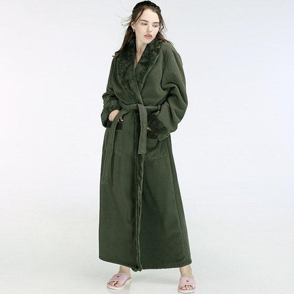 Luxurious Unisex Flannel Kimono Robe for Ultimate Comfort - Très Elite