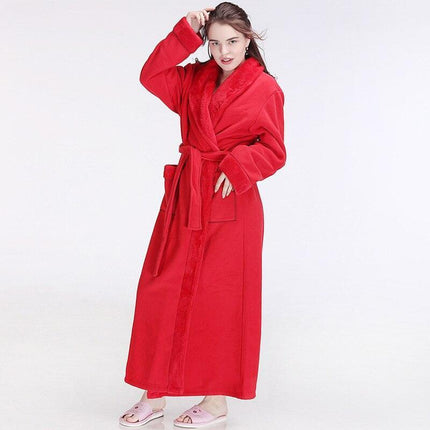 Luxurious Unisex Flannel Kimono Robe for Ultimate Comfort - Très Elite