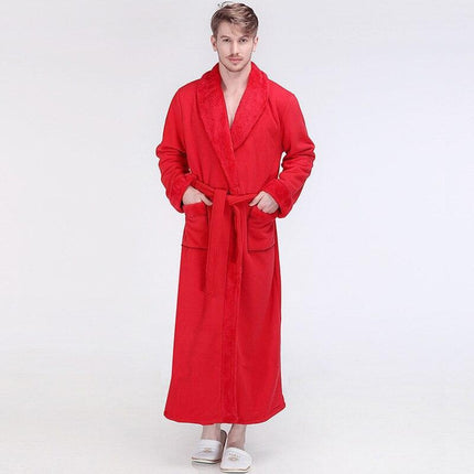 Luxurious Unisex Flannel Kimono Robe for Ultimate Comfort - Très Elite