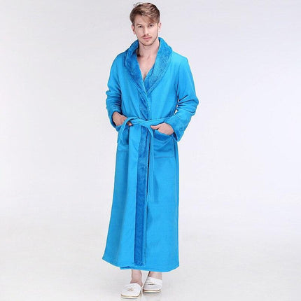 Luxurious Unisex Flannel Kimono Robe for Ultimate Comfort - Très Elite