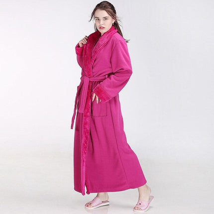 Luxurious Unisex Flannel Kimono Robe for Ultimate Comfort - Très Elite
