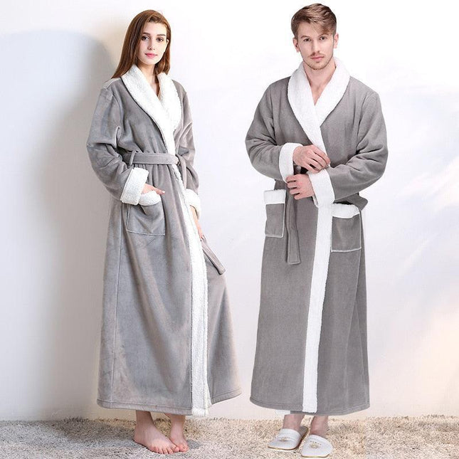 Luxurious Unisex Flannel Kimono Robe for Ultimate Comfort