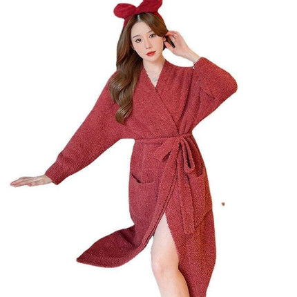 Luxurious Velvet-Cotton Robe: The Perfect Blend of Comfort and Elegance - Très Elite