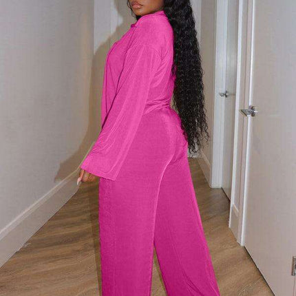 Luxurious Velvet Lounge Set - Women's Cozy Leisurewear Collection - Très Elite