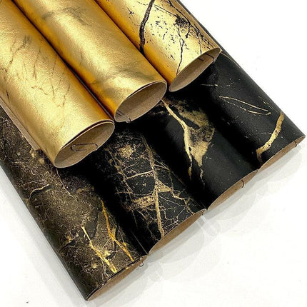 Luxurious Waterproof Marble Vinyl Contact Paper with Faux Leather Finish for Elegant DIY Creations - Très Elite